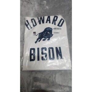 Howard University Men's Size Large White T Shirt NWT